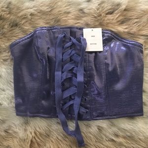 Urban Outfitters Silence + Noise Carrie Corset Top